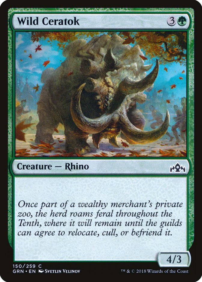 Wild Ceratok [Guilds of Ravnica] | Webway Games