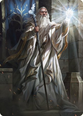Gandalf the White Art Card [The Lord of the Rings: Tales of Middle-earth Art Series] | Webway Games
