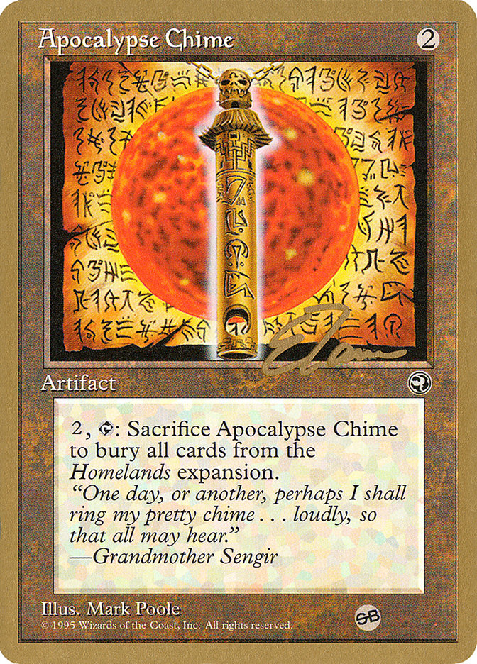 Apocalypse Chime (Eric Tam) (SB) [Pro Tour Collector Set] | Webway Games