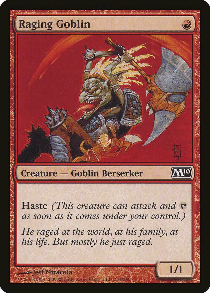 Raging Goblin [Magic 2010] | Webway Games