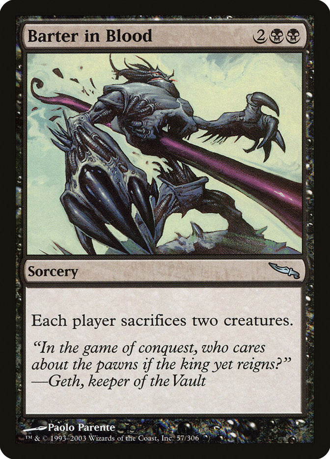 Barter in Blood [Mirrodin] | Webway Games