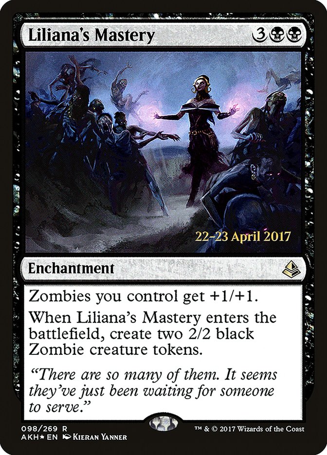 Liliana's Mastery  (Prerelease) [Amonkhet Prerelease Promos] | Webway Games