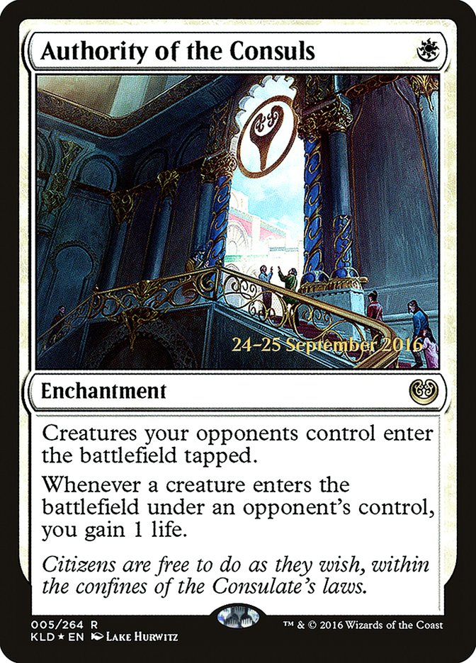 Authority of the Consuls  [Kaladesh Prerelease Promos] | Webway Games