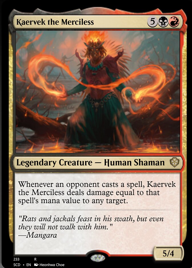Kaervek the Merciless [Starter Commander Decks] | Webway Games