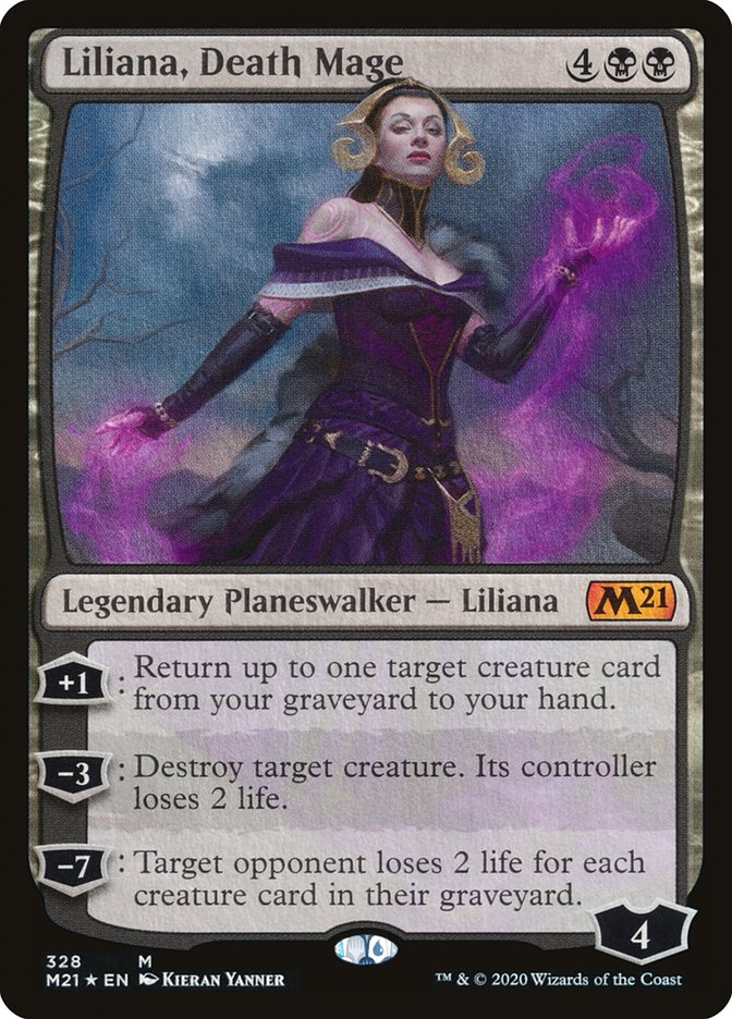 Liliana, Death Mage [Core Set 2021] | Webway Games