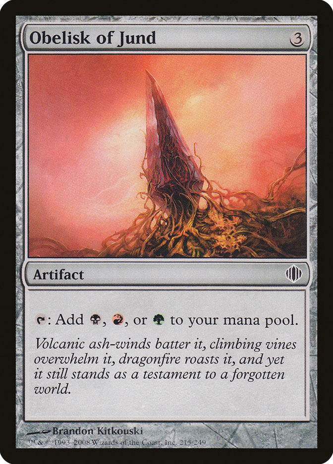 Obelisk of Jund [Shards of Alara] | Webway Games