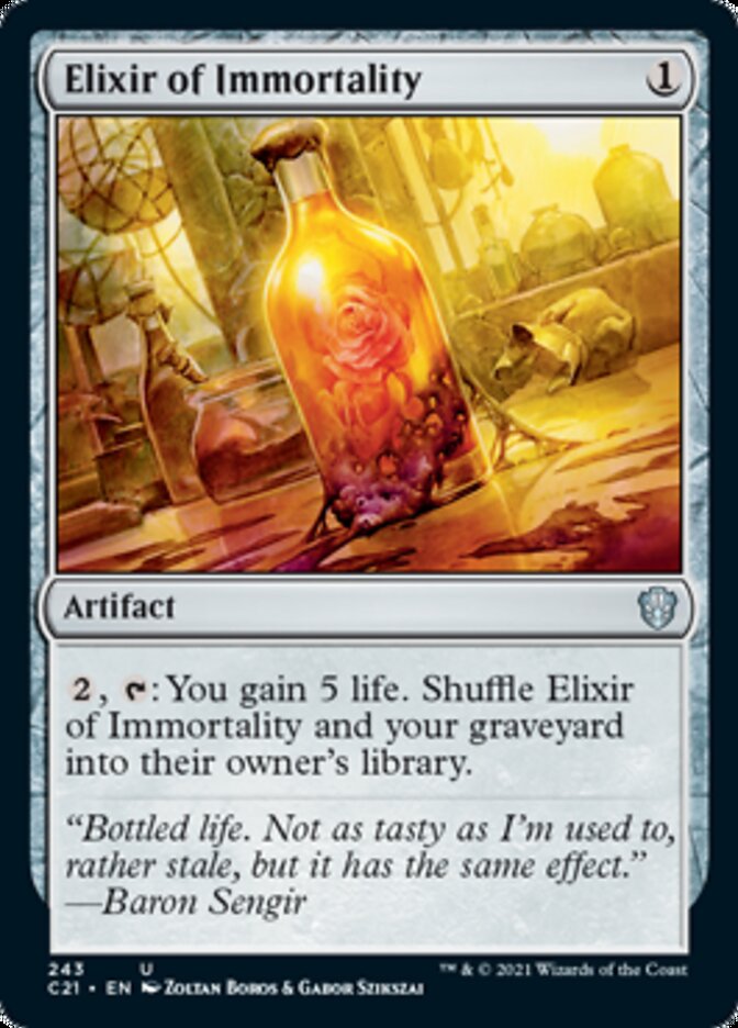 Elixir of Immortality [Commander 2021] | Webway Games