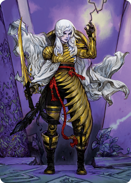 The Wandering Emperor 1 Art Card [Kamigawa: Neon Dynasty Art Series] | Webway Games