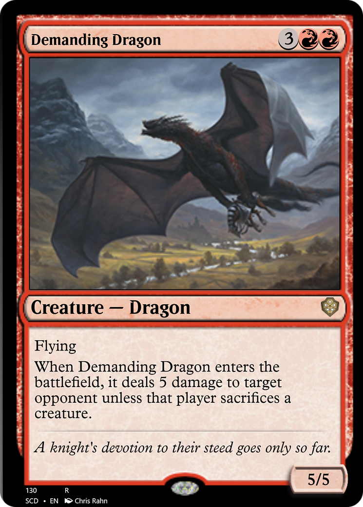 Demanding Dragon [Starter Commander Decks] | Webway Games