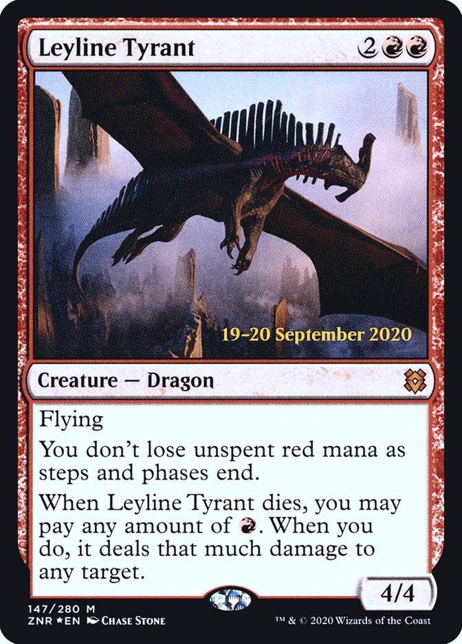 Leyline Tyrant  [Zendikar Rising Prerelease Promos] | Webway Games