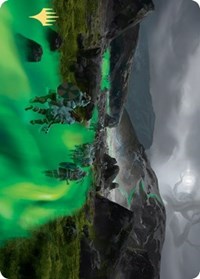 Path to the World Tree Art Card (Gold-Stamped Signature) [Kaldheim: Art Series] | Webway Games