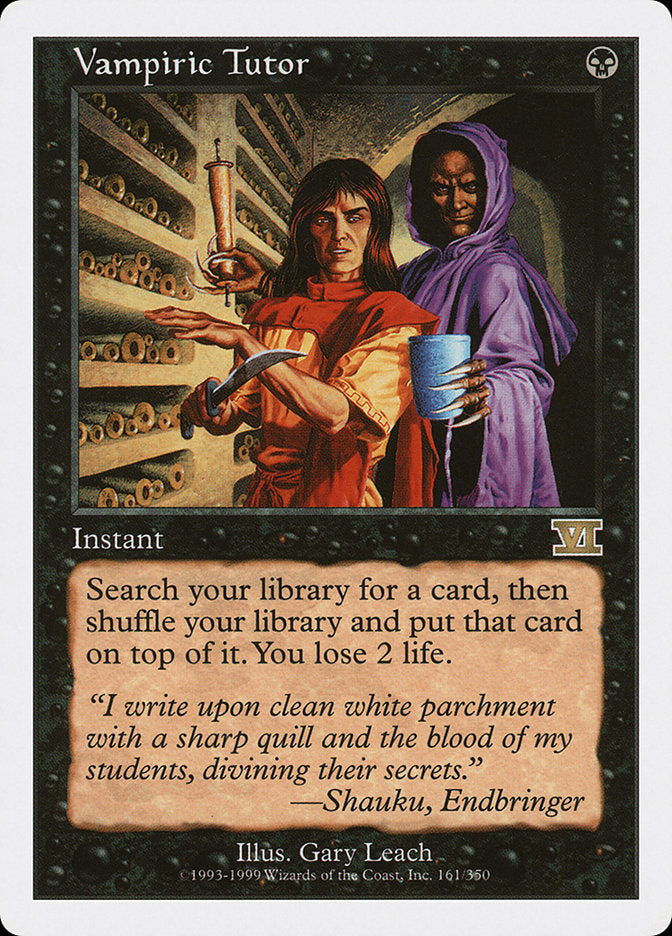 Vampiric Tutor [Classic Sixth Edition] | Webway Games