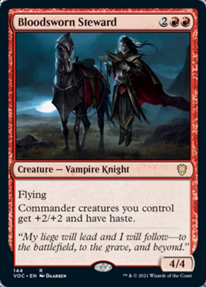 Bloodsworn Steward [Innistrad: Crimson Vow Commander] | Webway Games