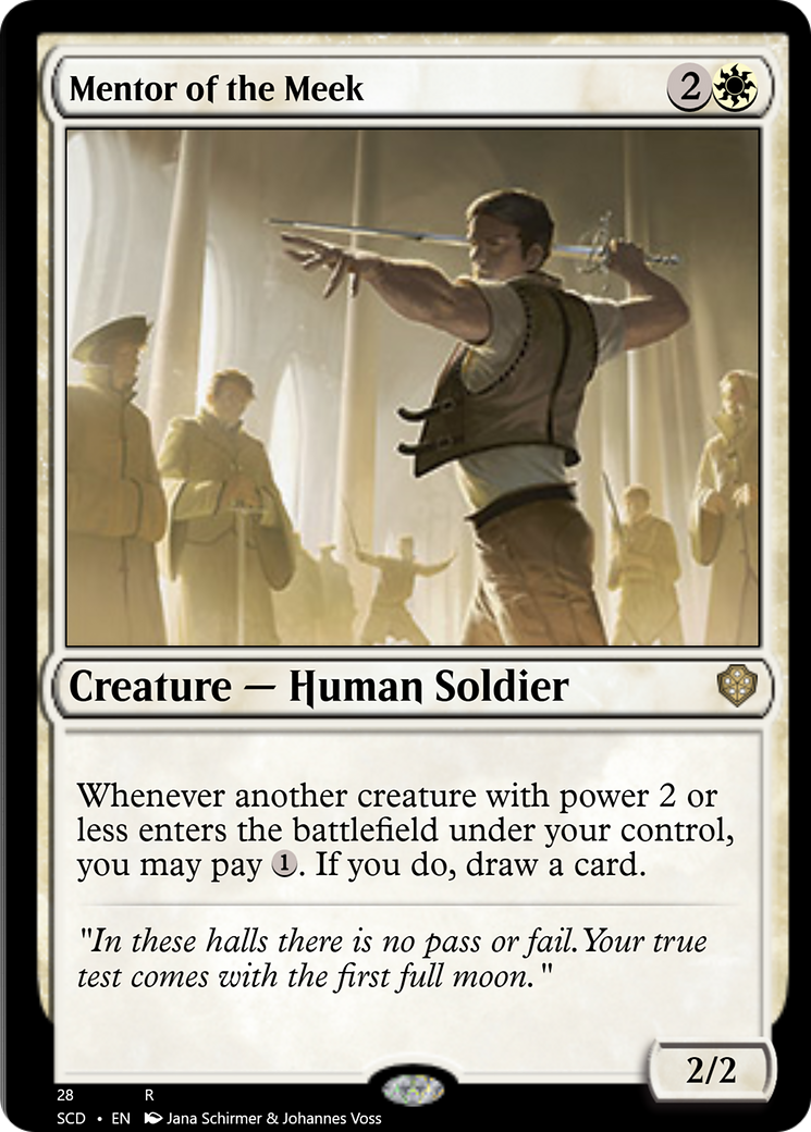 Mentor of the Meek [Starter Commander Decks] | Webway Games