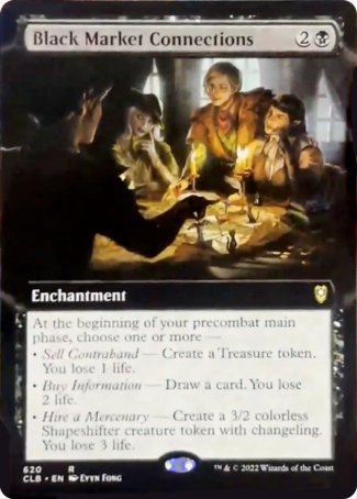 Black Market Connections (Extended Art) [Commander Legends: Battle for Baldur's Gate] | Webway Games
