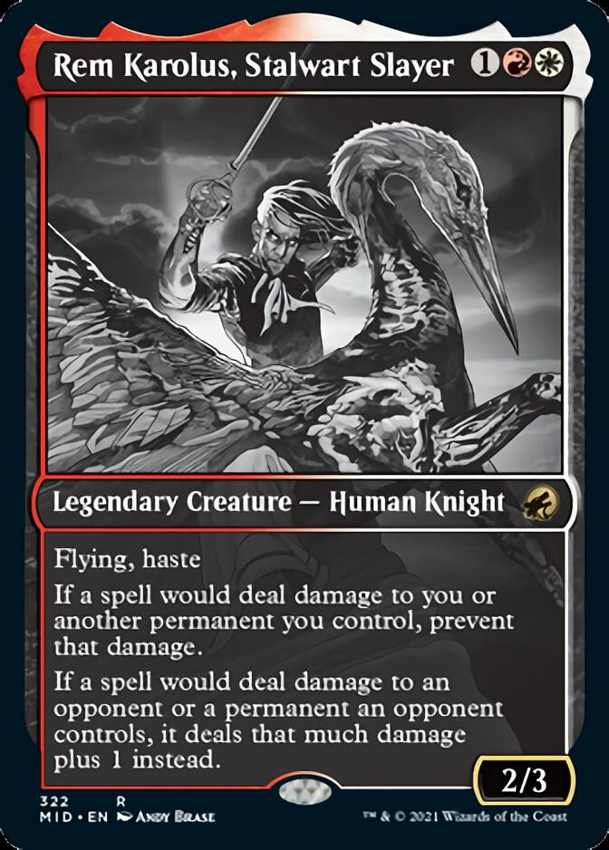 Rem Karolus, Stalwart Slayer (Showcase Eternal Night) [Innistrad: Midnight Hunt] | Webway Games