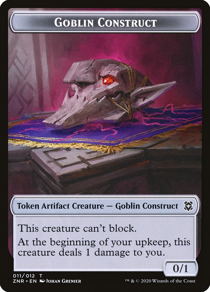 Goblin Construct Token [Zendikar Rising] | Webway Games