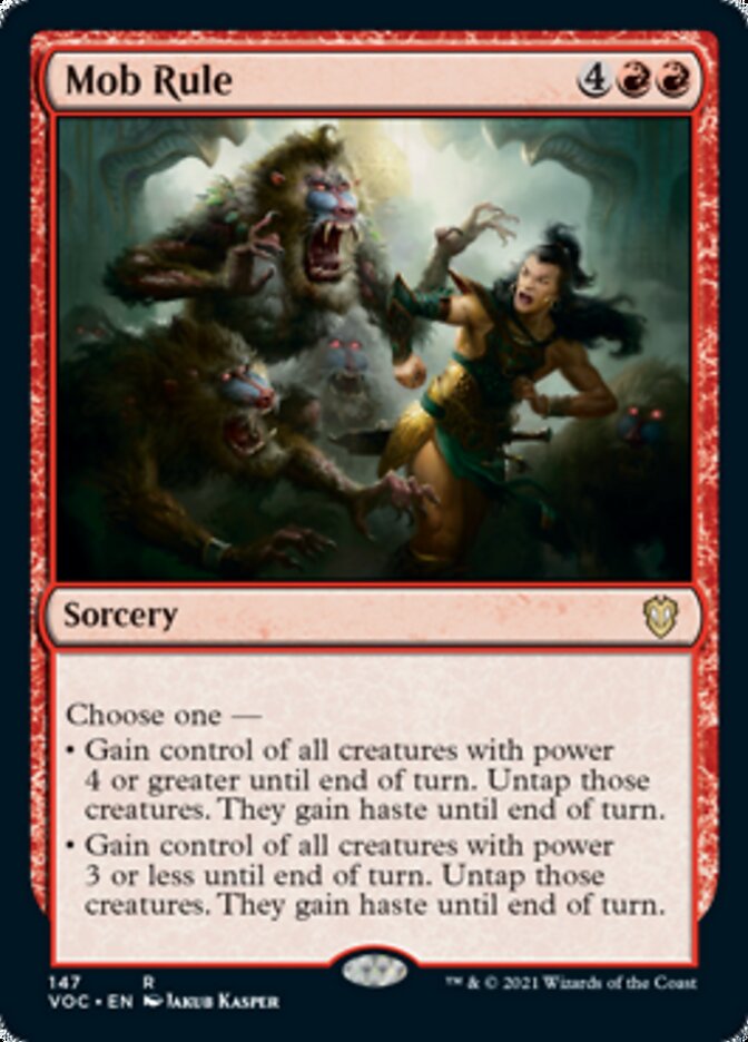 Mob Rule [Innistrad: Crimson Vow Commander] | Webway Games