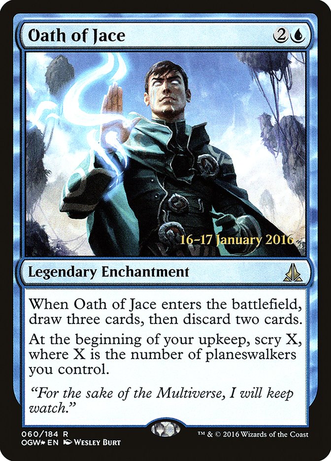 Oath of Jace (Prerelease) [Oath of the Gatewatch Prerelease Promos] | Webway Games