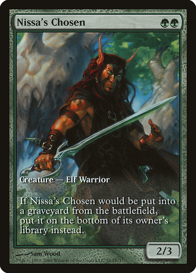 Nissa's Chosen (Game Day) (Extended) [Zendikar Promos] | Webway Games