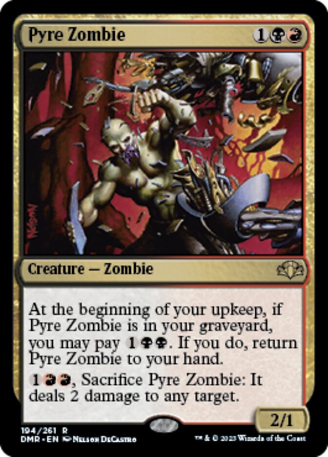 Pyre Zombie [Dominaria Remastered] | Webway Games