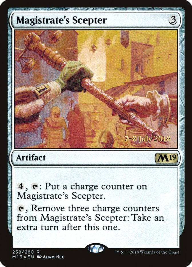 Magistrate's Scepter  (Prerelease) [Core Set 2019 Prerelease Promos] | Webway Games