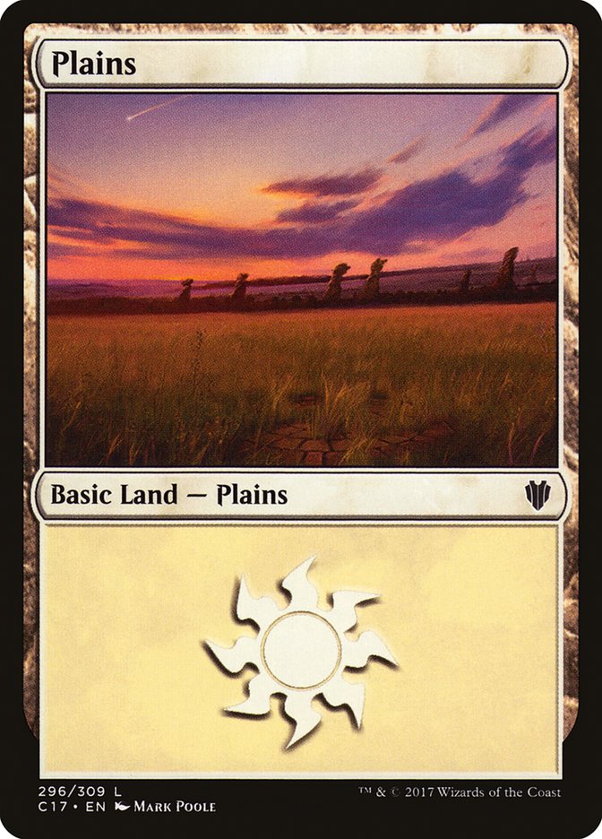 Plains (#296) [Commander 2017] | Webway Games