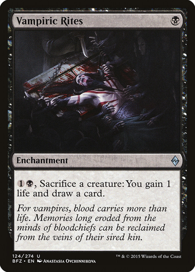 Vampiric Rites [Battle for Zendikar] | Webway Games