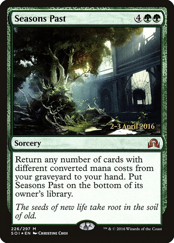 Seasons Past (Prerelease) [Shadows over Innistrad Prerelease Promos] | Webway Games