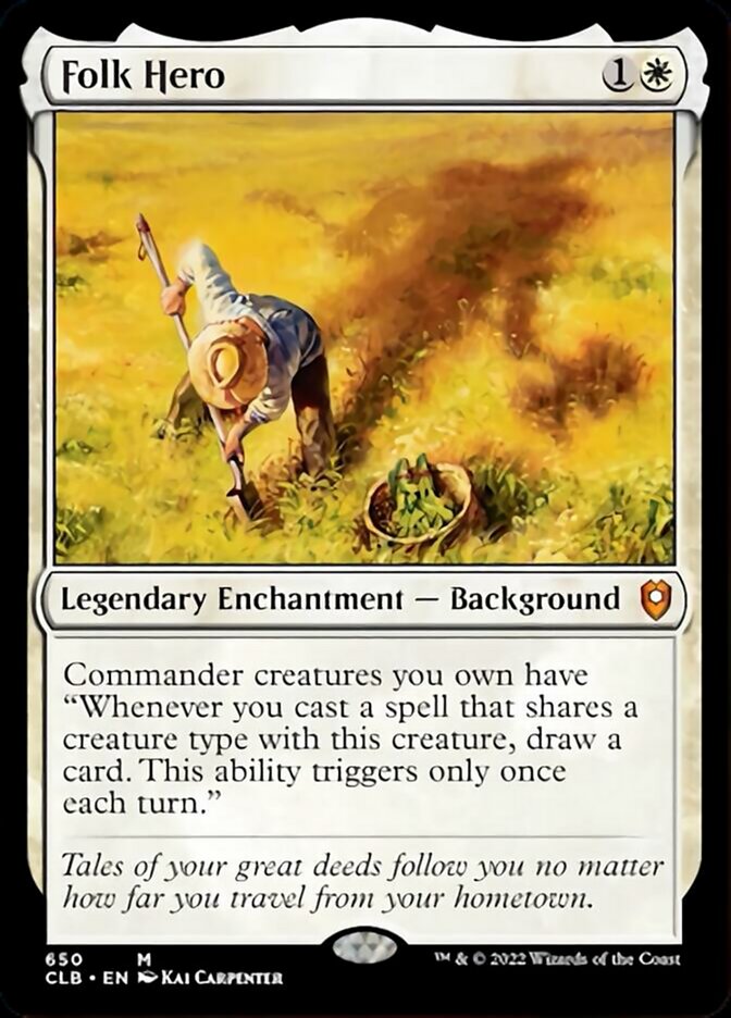 Folk Hero [Commander Legends: Battle for Baldur's Gate] | Webway Games