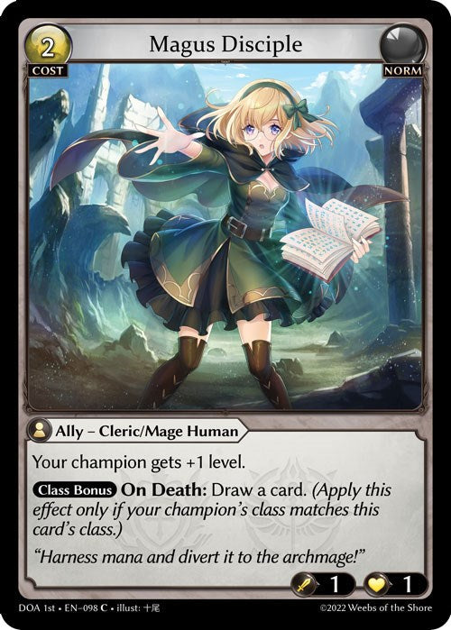 Magus Disciple (098) [Dawn of Ashes: 1st Edition] | Webway Games