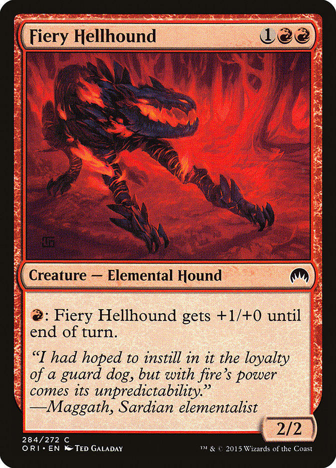Fiery Hellhound [Magic Origins] | Webway Games