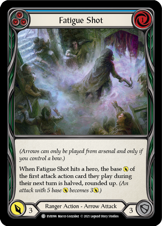 Fatigue Shot (Blue) [EVR096] (Everfest)  1st Edition Normal | Webway Games