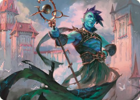 Haughty Djinn Art Card [Dominaria United Art Series] | Webway Games
