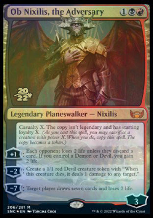 Ob Nixilis, the Adversary [Streets of New Capenna Prerelease Promos] | Webway Games