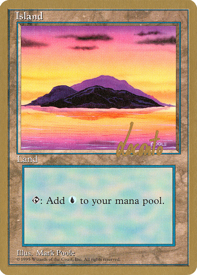 Island (ml368) (Michael Loconto) [Pro Tour Collector Set] | Webway Games
