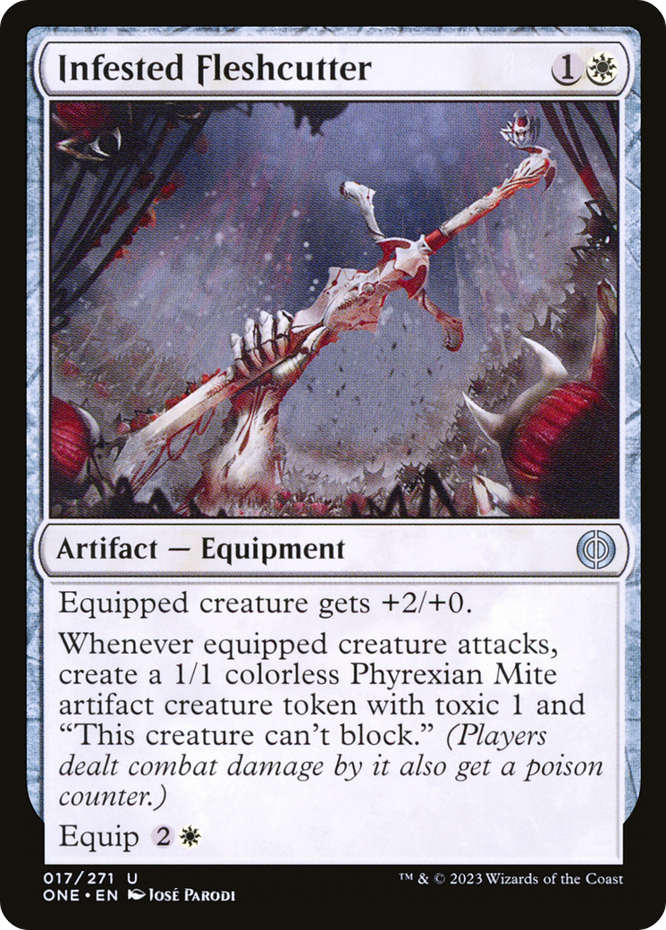 Infested Fleshcutter [Phyrexia: All Will Be One] | Webway Games