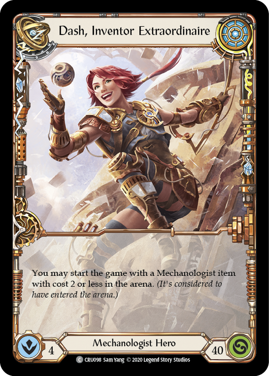 Dash, Inventor Extraordinaire [CRU098] 1st Edition Normal | Webway Games