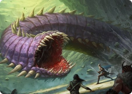 Purple Worm Art Card [Dungeons & Dragons: Adventures in the Forgotten Realms Art Series] | Webway Games