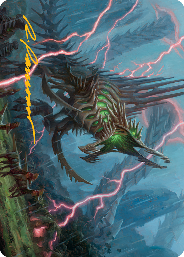 Etali, Primal Sickness Art Card (Gold-Stamped Signature) [March of the Machine Art Series] | Webway Games
