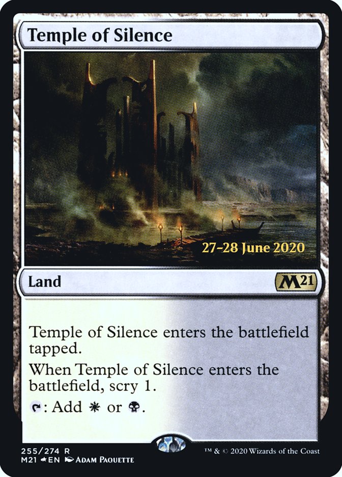 Temple of Silence  [Core Set 2021 Prerelease Promos] | Webway Games