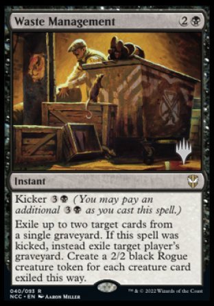 Waste Management (Promo Pack) [Streets of New Capenna Commander Promos] | Webway Games