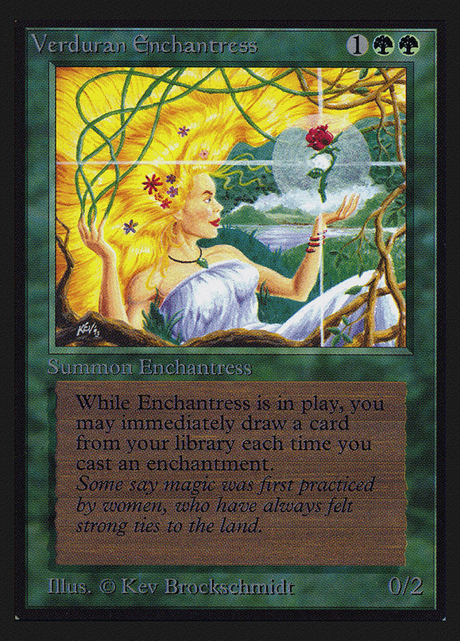 Verduran Enchantress (IE) [Intl. Collectors’ Edition] | Webway Games
