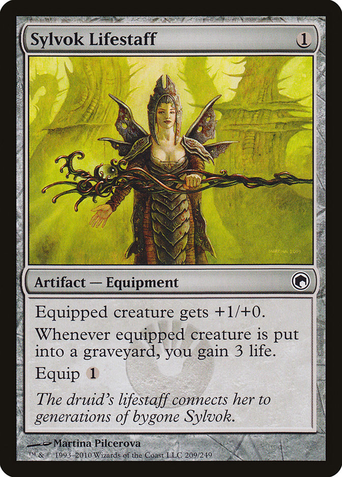 Sylvok Lifestaff [Scars of Mirrodin] | Webway Games