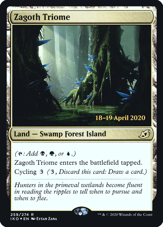 Zagoth Triome  [Ikoria: Lair of Behemoths Prerelease Promos] | Webway Games