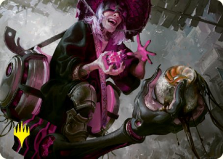 Undercity Scrounger Art Card (Gold-Stamped Signature) [Kamigawa: Neon Dynasty Art Series] | Webway Games