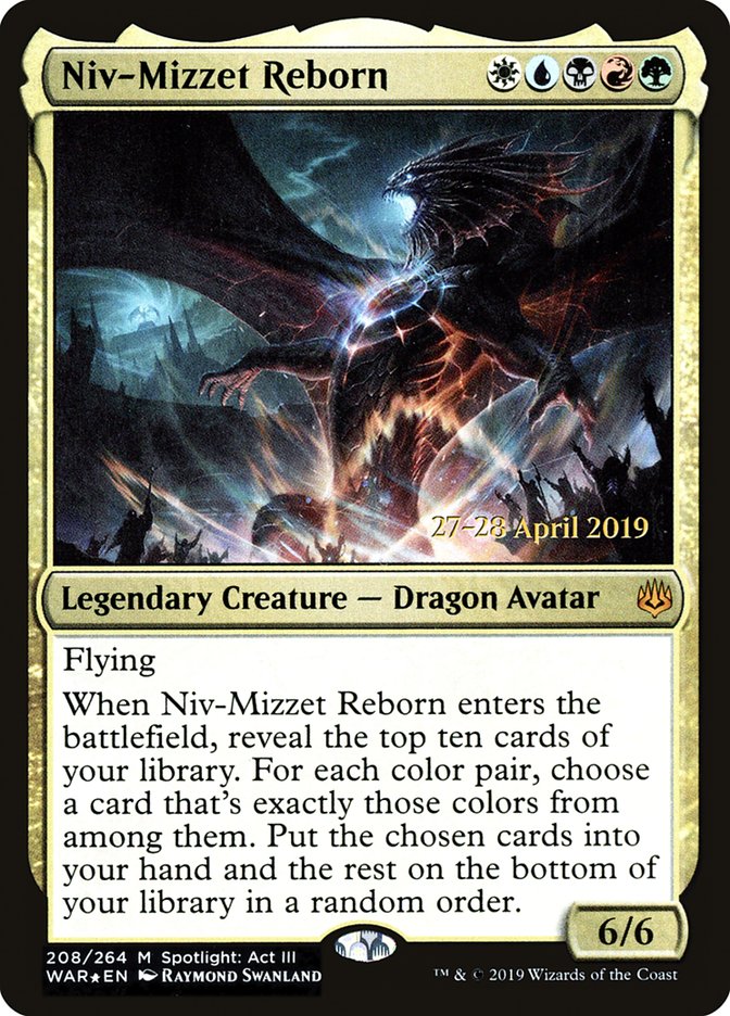 Niv-Mizzet Reborn  [War of the Spark Prerelease Promos] | Webway Games