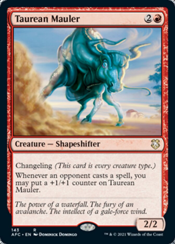 Taurean Mauler [Dungeons & Dragons: Adventures in the Forgotten Realms Commander] | Webway Games