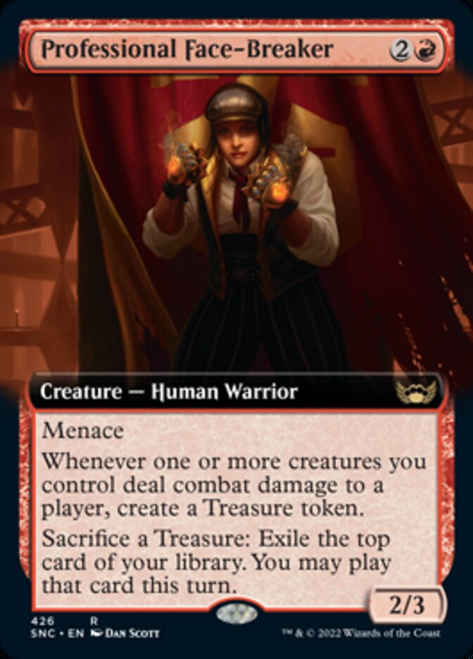 Professional Face-Breaker (Extended Art) [Streets of New Capenna] | Webway Games