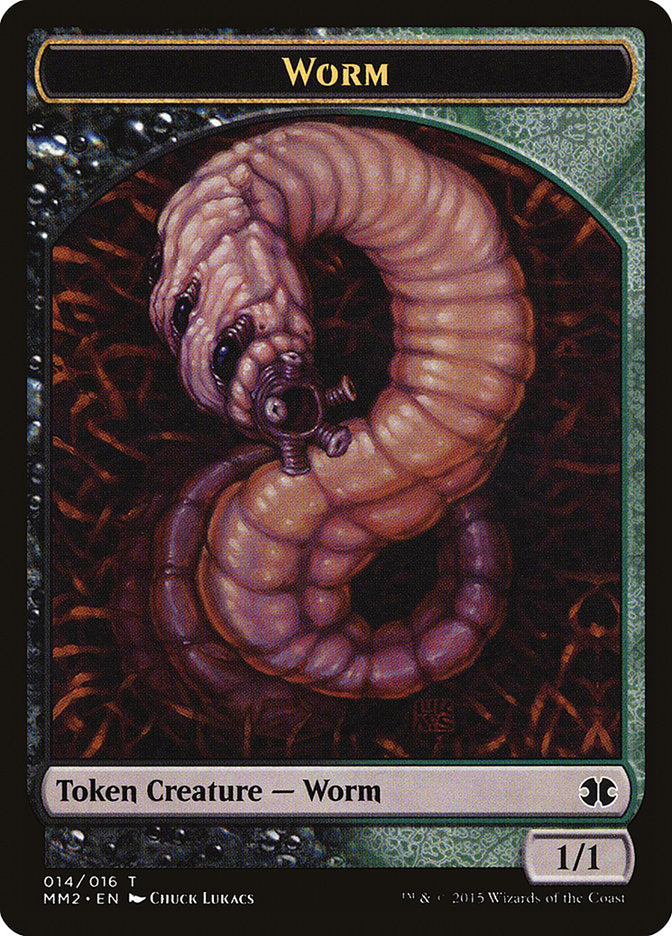 Worm [Modern Masters 2015 Tokens] | Webway Games